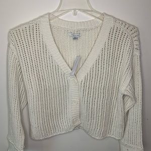 American Eagle New button down cardigan cream women’s XL